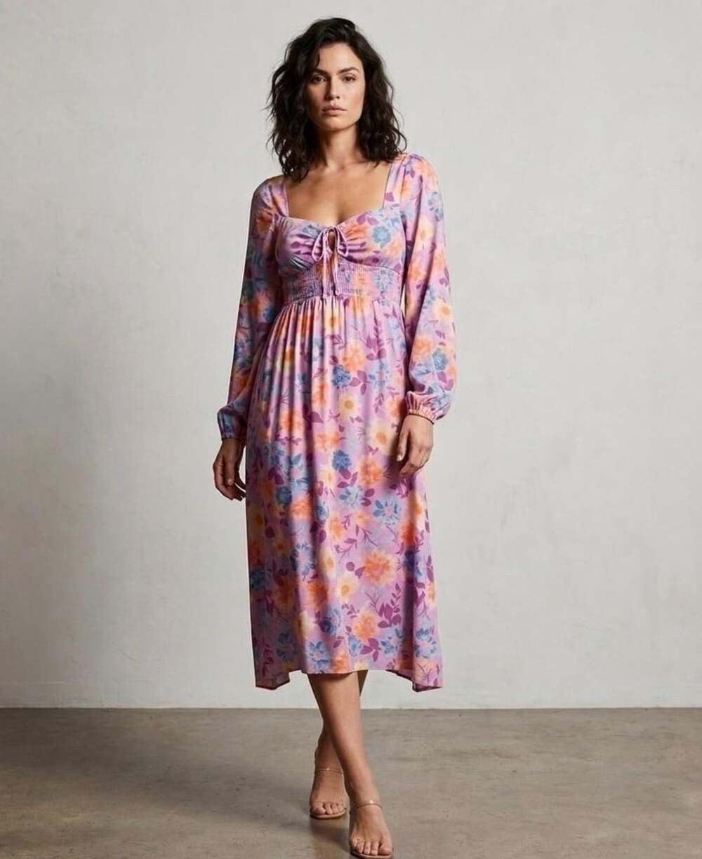 Billabong x The Salty Blonde Paradise Love Floral Midi Dress